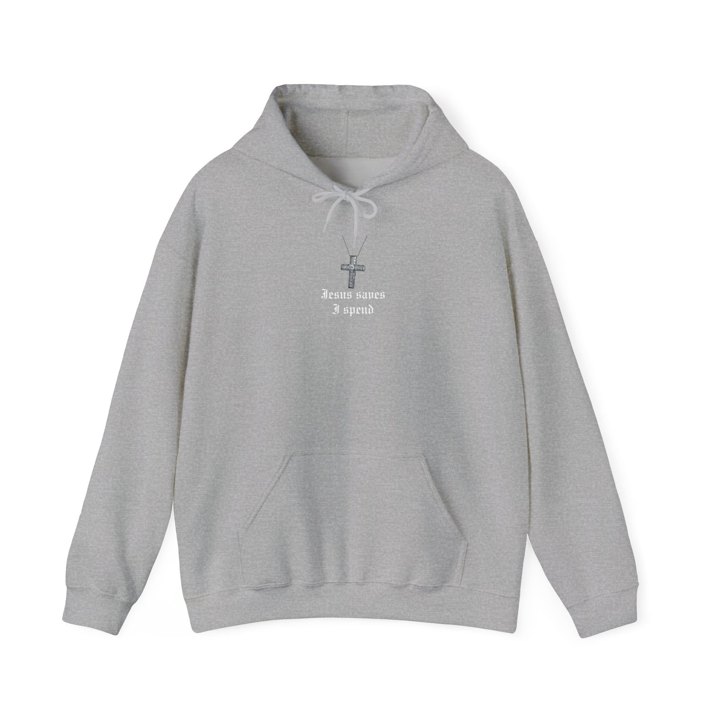'JESUS SAVES I SPEND' hoodie